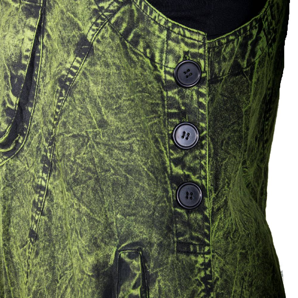 Kunst Und Magie Kunst und Magie Unisex Vintage Latzhose Ibiza stonewashed Haremshose Overall Letzte 2 Tage