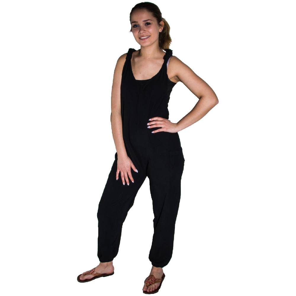 Kunst Und Magie Kunst und Magie alternative Sommer Latzhose Unifarben Bis zu 60% Rabatt