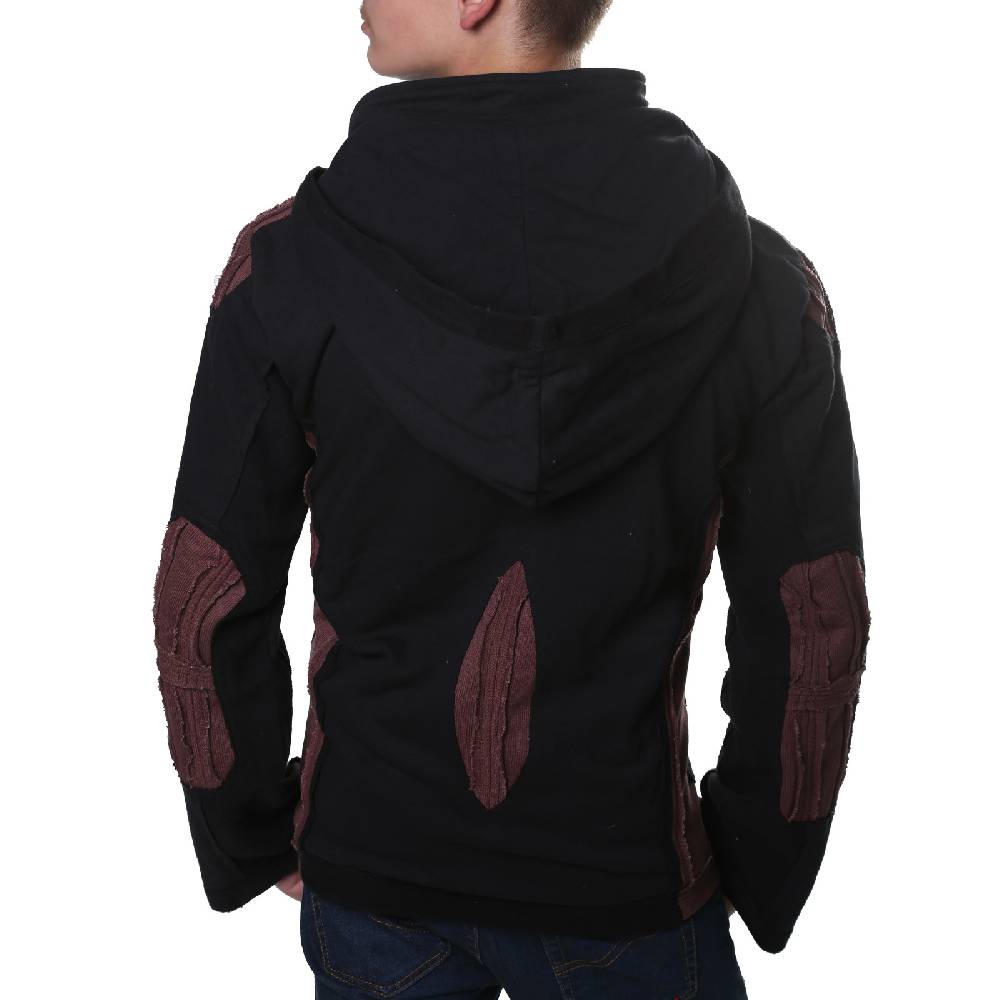 Kunst Und Magie Kunst und Magie Herren Goa Sweatjacke aus Baumwolle Punk Goth Hoody Speichern exportieren