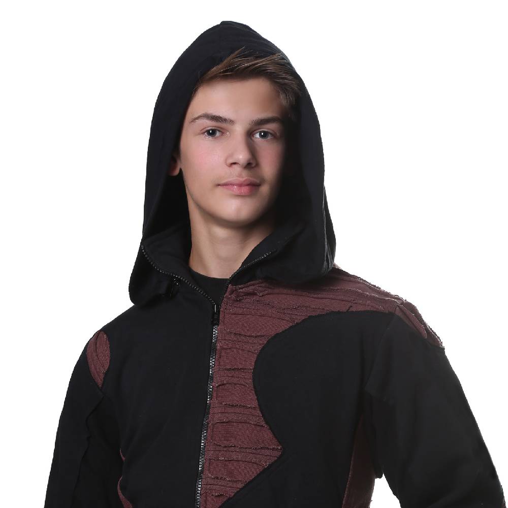 Kunst Und Magie Kunst und Magie Herren Goa Sweatjacke aus Baumwolle Punk Goth Hoody Speichern exportieren