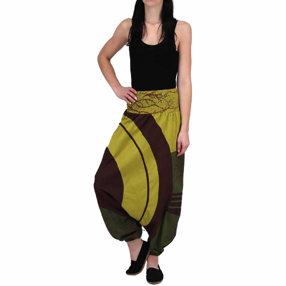 Kunst Und Magie Goa Haremshose "The Tree" Ibiza Strandhose, Wellnesshose Boho Cyber Monday