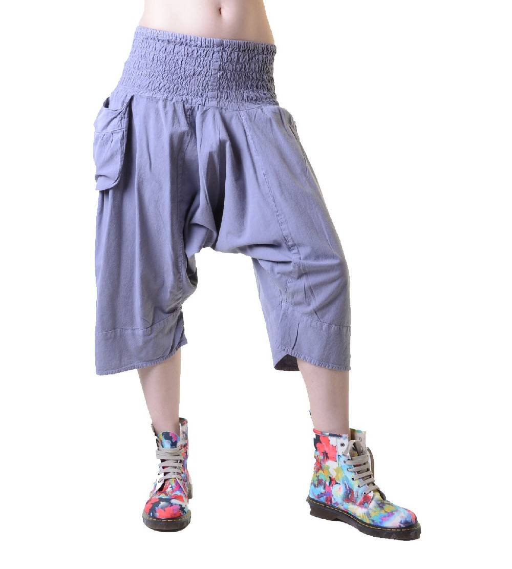 Kunst Und Magie 3/4 Sarouelhose Pumphose im Haremshosen Style Kurz VIP-Rabatte