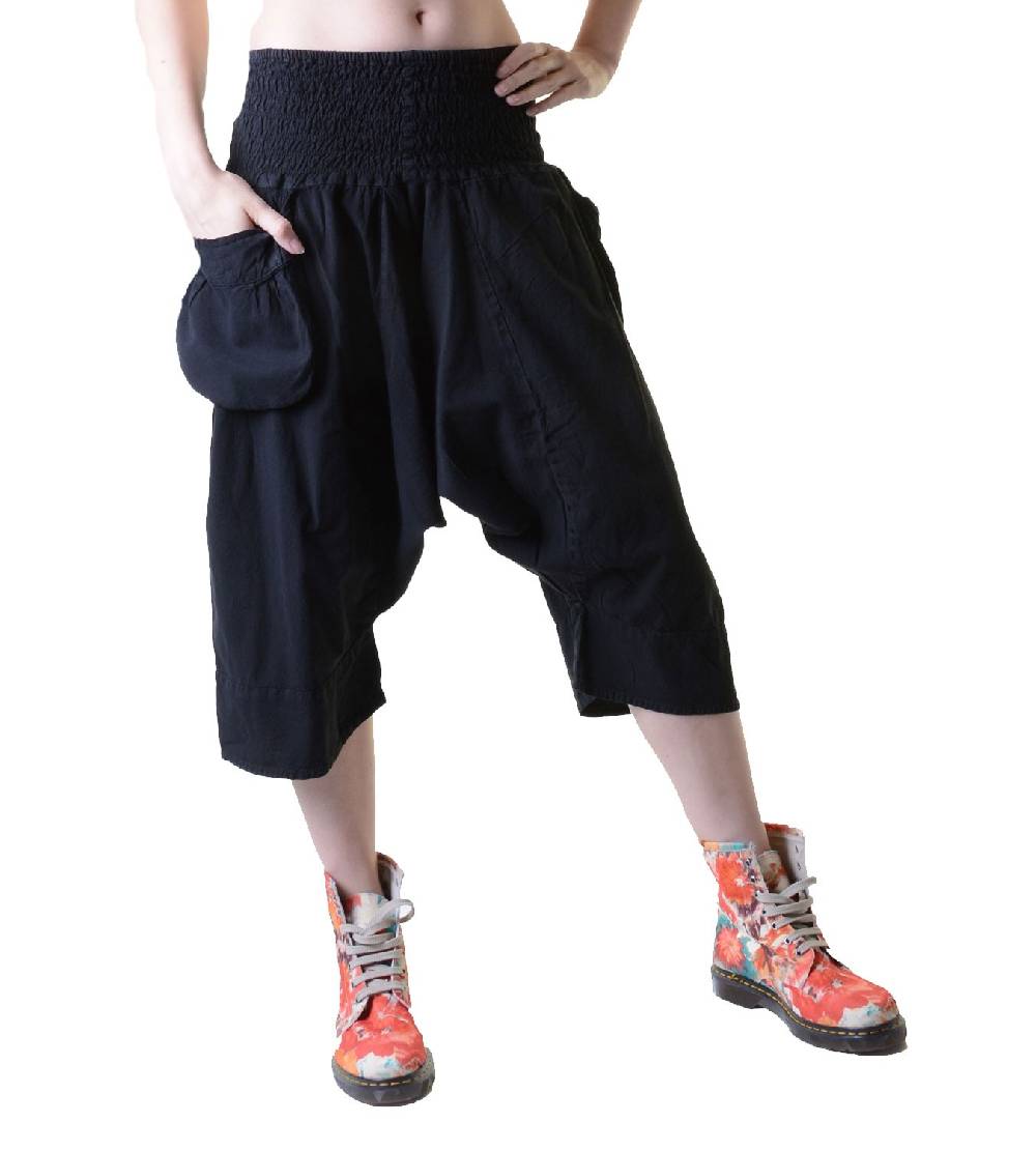 Kunst Und Magie 3/4 Sarouelhose Pumphose im Haremshosen Style Kurz VIP-Rabatte