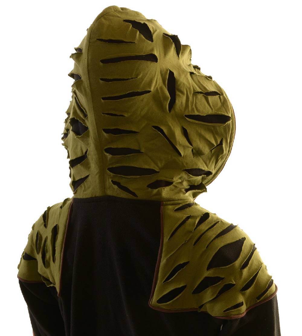 Kunst Und Magie Elfenhafte Fleece Jacke mit Cutwork Patches Goa Psy Hippie Fraggle Neueste Stile