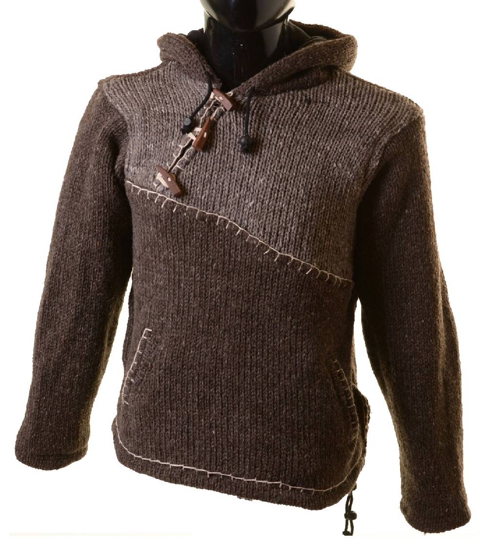 Kunst Und Magie Ausgefallener Strickpullover im Mittelalter-Stlye Hippie Pullover Letzte 2 Tage