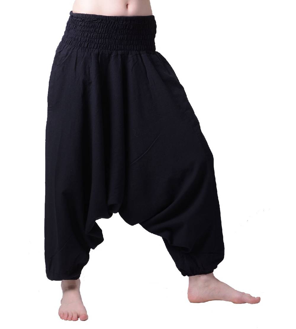 Kunst Und Magie Kunst und Magie Unisex Orientalische Haremshose Pluderhose Pumphose, Größe: Einheitsgröße Zeitbegrenzte Promotion