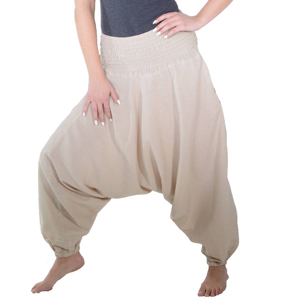 Kunst Und Magie Kunst und Magie Unisex Orientalische Haremshose Pluderhose Pumphose, Größe: Einheitsgröße Zeitbegrenzte Promotion