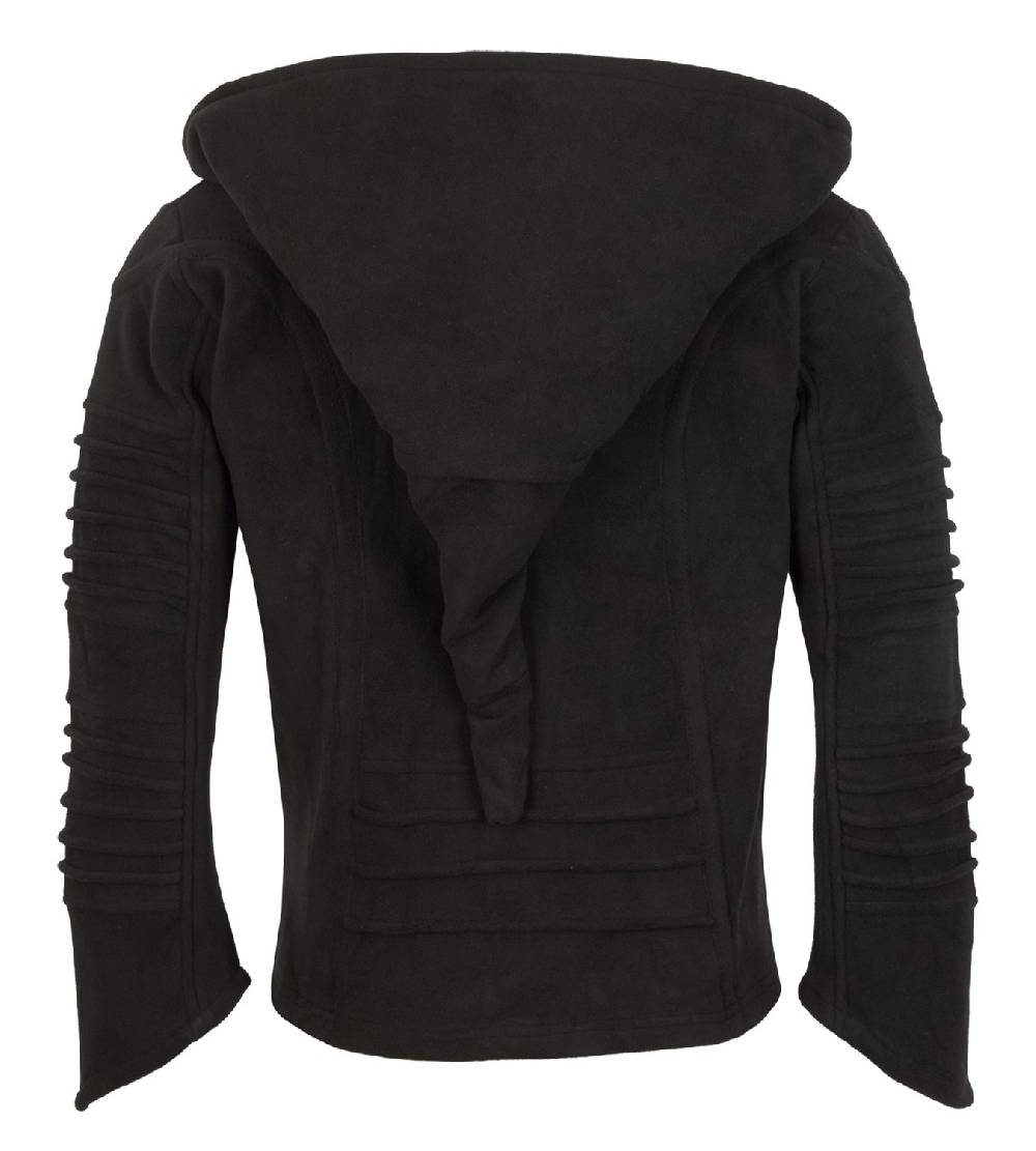 Kunst Und Magie Kunst und Magie Unisex Schwarze Fleecejacke Zipfelkapuze Nur noch ein Tag übrig