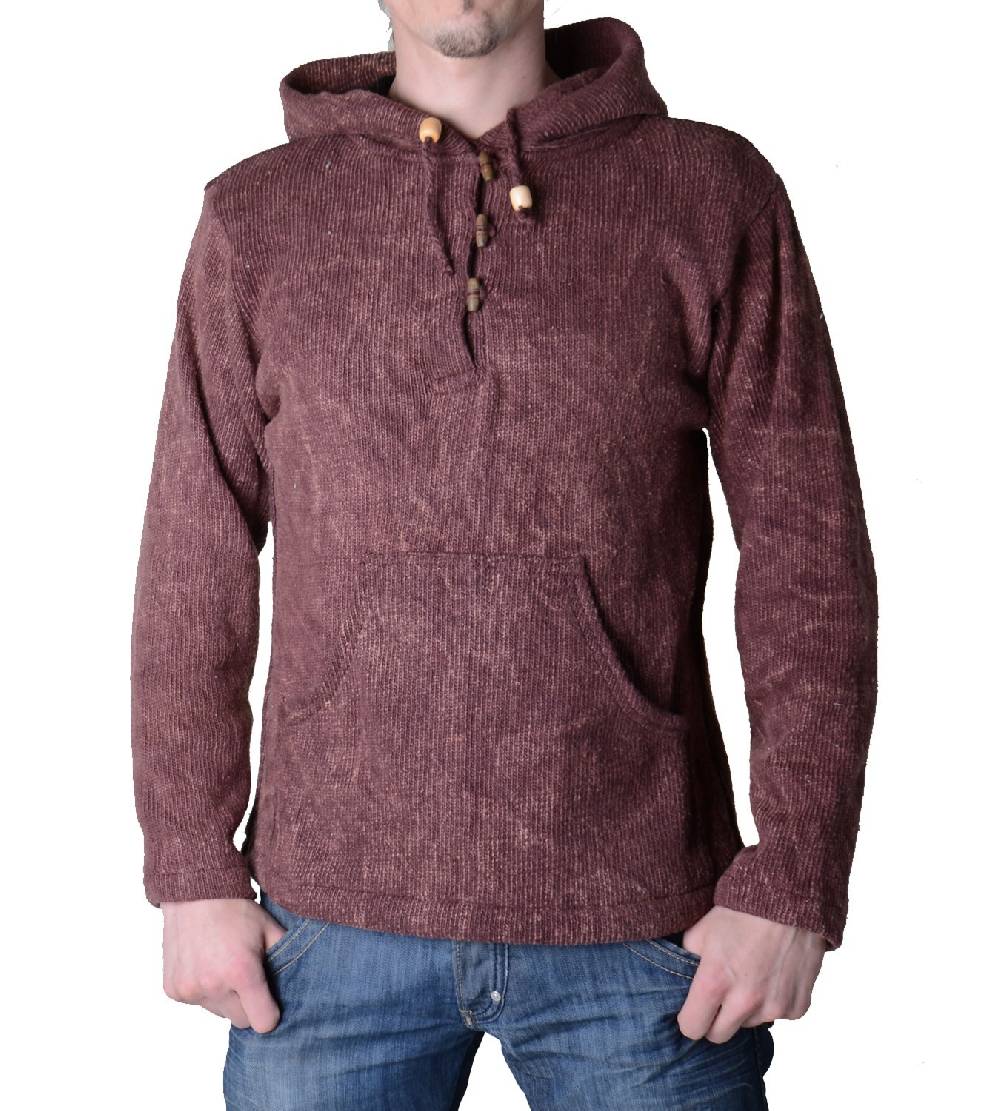 Kunst Und Magie Kapuzen Strickpullover Sweatshirt mit Zipfelkapuze Mittelalter Kostenloser Versand international
