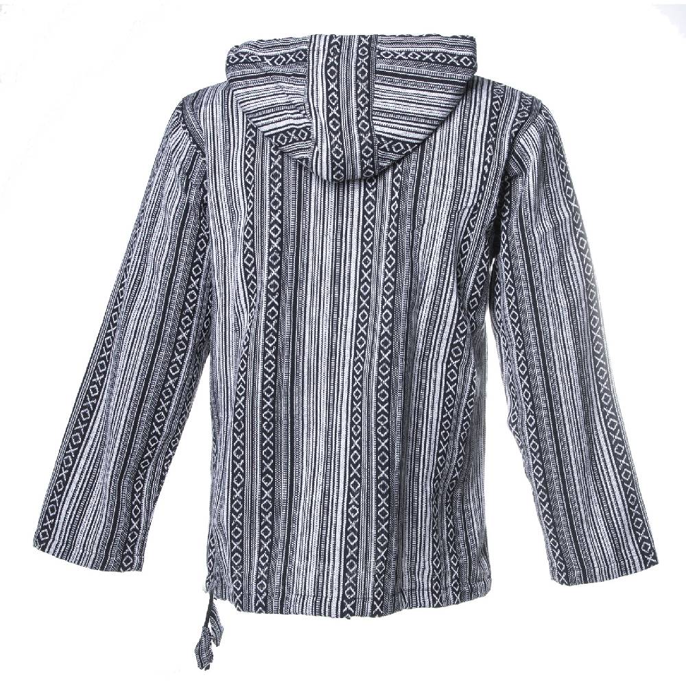 Kunst Und Magie Kunst und Magie Herren Nepal Baja Hoodie Pullover Sweatshirt Poncho Fabrikladen