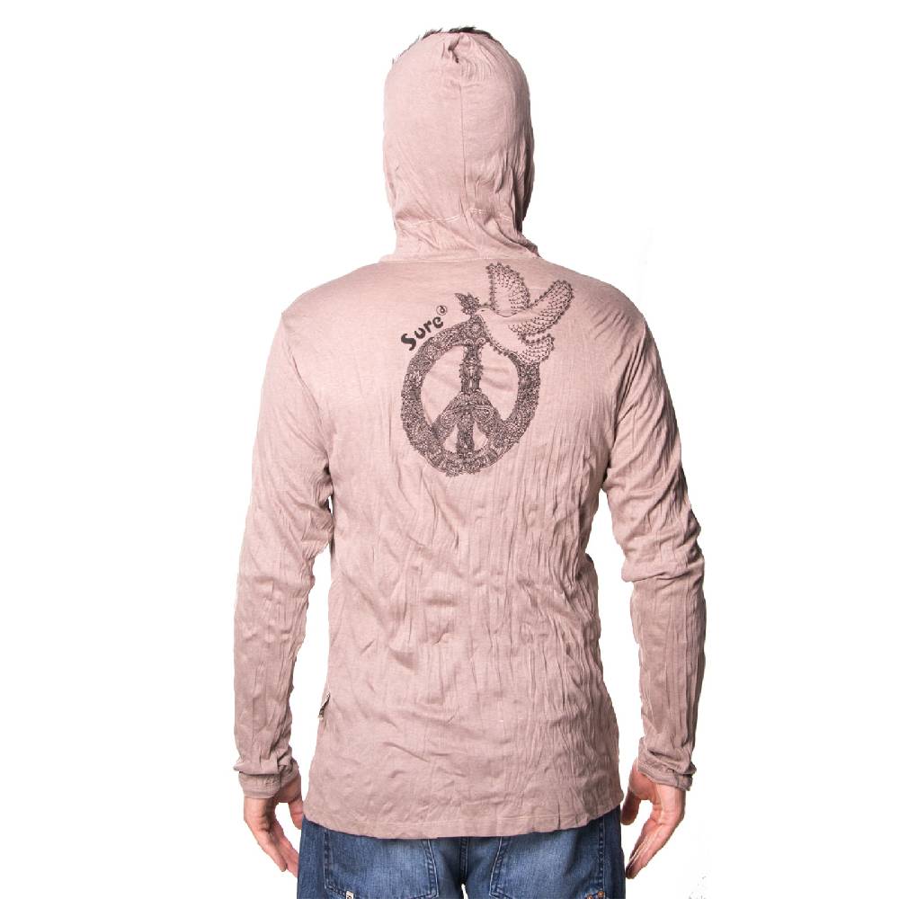 Kunst Und Magie Kunst und Magie Sure Hoody Kapuzen Shirt Peace mit Friedenstaube Meist gekauft