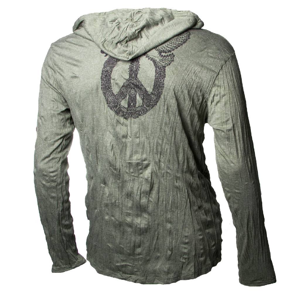 Kunst Und Magie Kunst und Magie Sure Hoody Kapuzen Shirt Peace mit Friedenstaube Meist gekauft