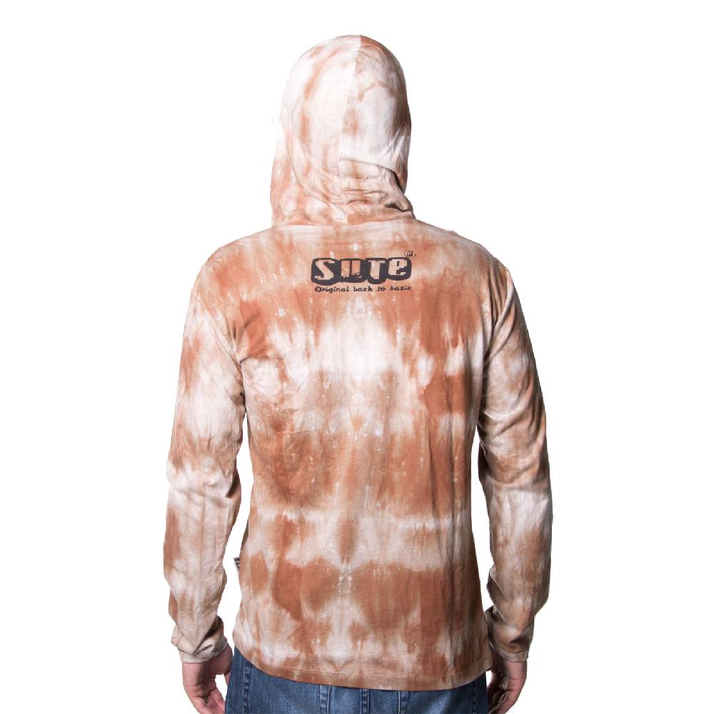 Kunst Und Magie Kunst und Magie Sure Hoody Kapuzen Tie Dye Batik Shirt mit "Peace" Motiv Kostenloser Versand