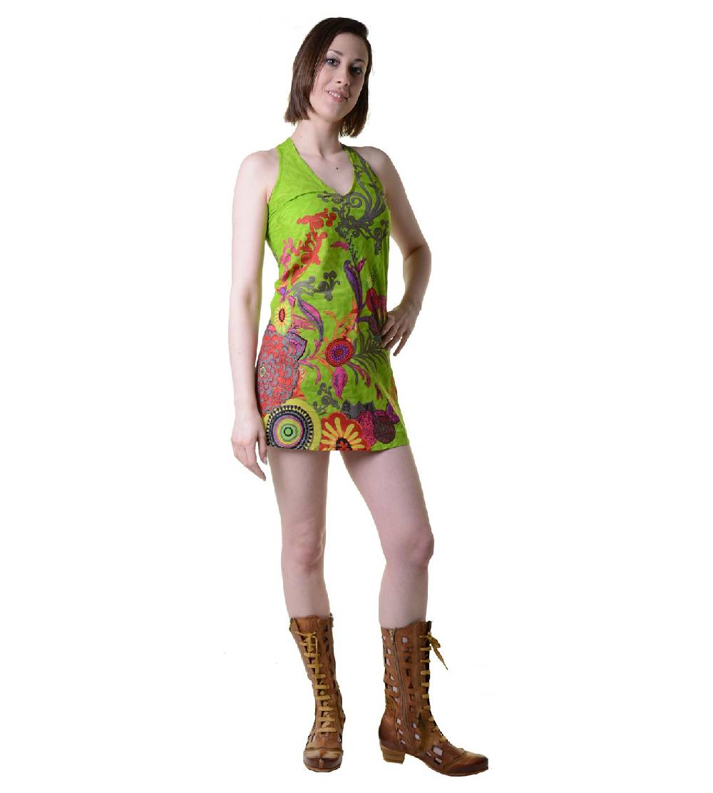Kunst Und Magie Hippie-Tunika mit ausgefallenem Muster - Ideal für den Sommer - Toll als Strandkleid Black Friday