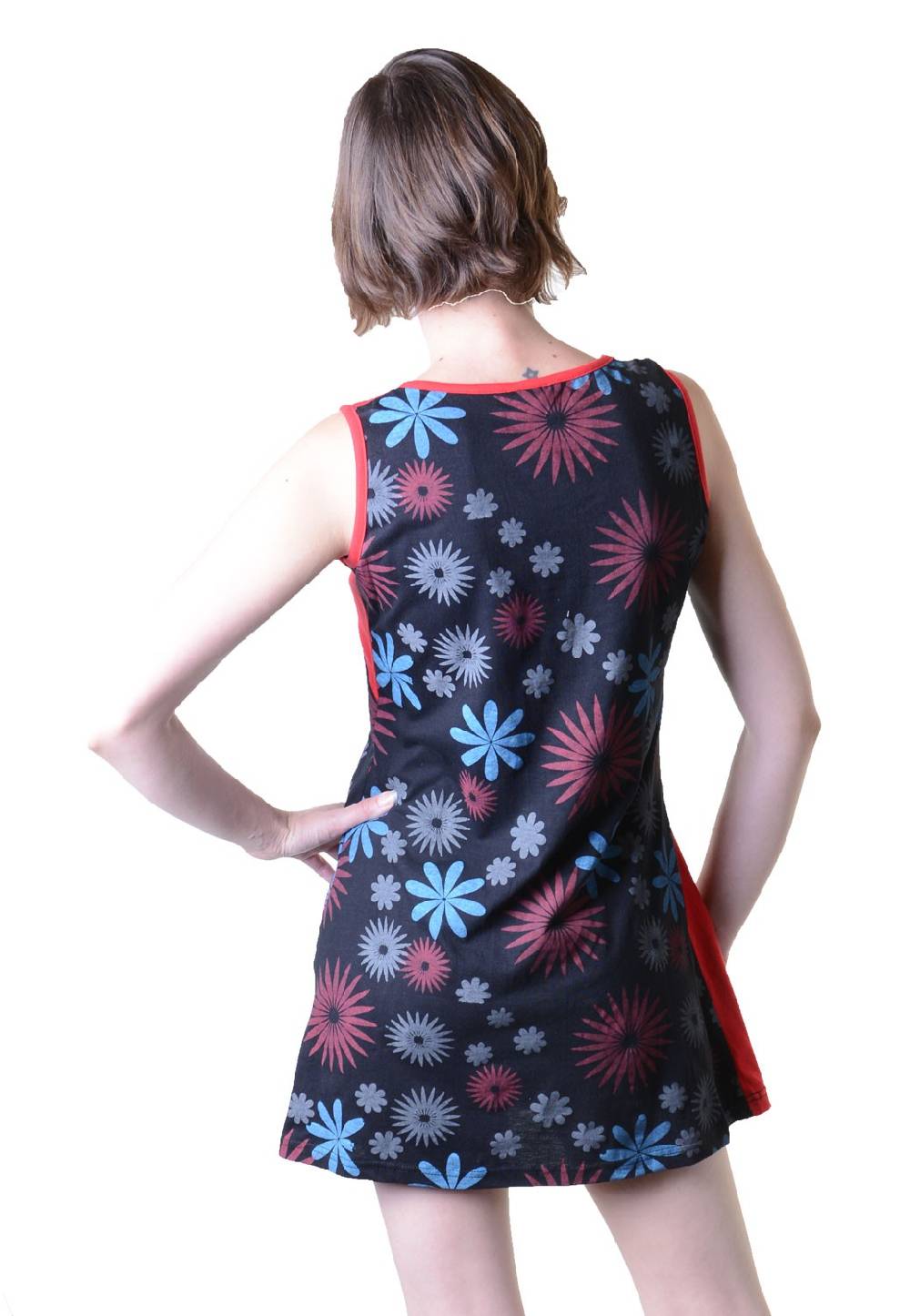 Kunst Und Magie Einzigartige Patchwork Longshirt Tunika Hippie Jubiläumsangebot