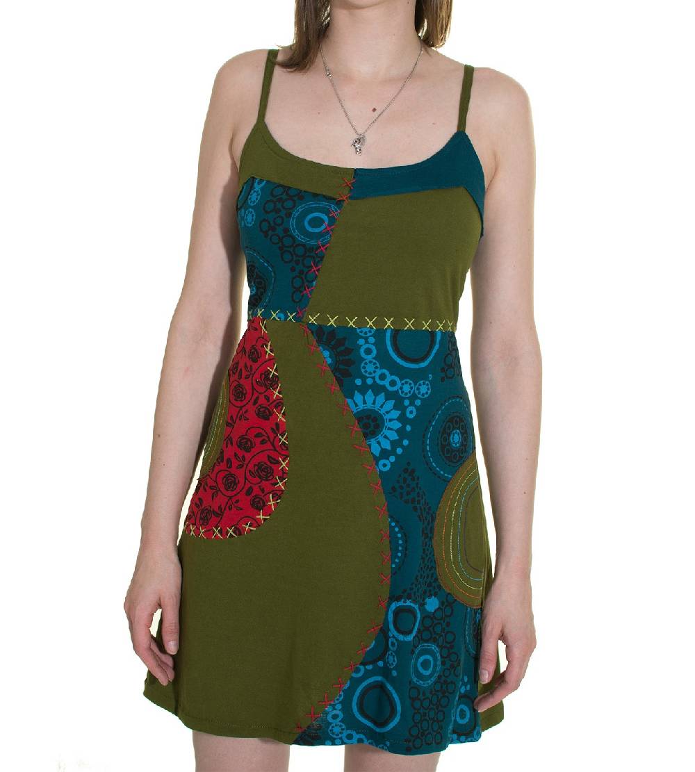 Kunst Und Magie Patchwork Minikleid Longshirt Tunika Hippie Sommerkleid Exklusive Angebote