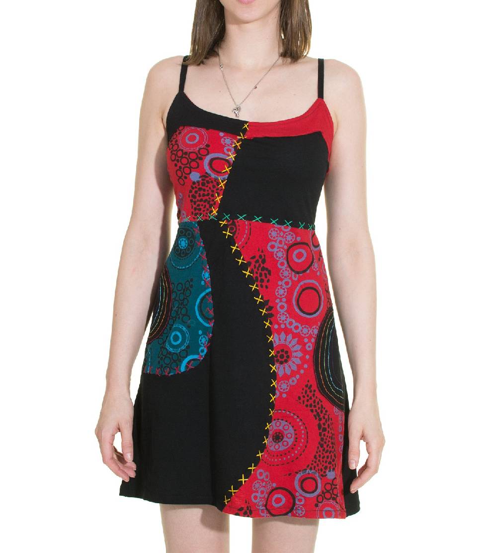 Kunst Und Magie Patchwork Minikleid Longshirt Tunika Hippie Sommerkleid Exklusive Angebote