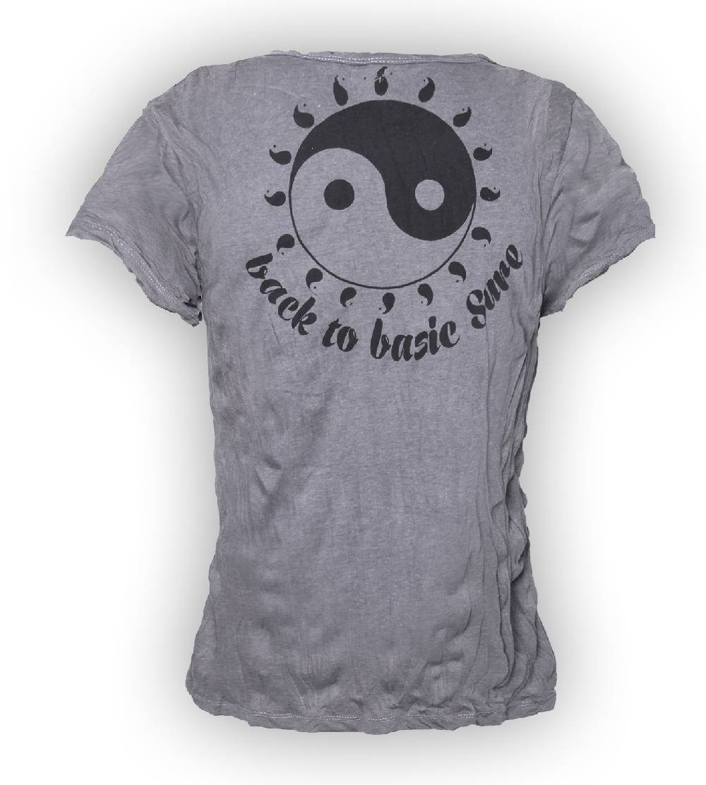 Kunst Und Magie Sure 70er Retro Girlie Top Ying & Yang Hippie Psy Goa T-Shirt Letzte 2 Tage