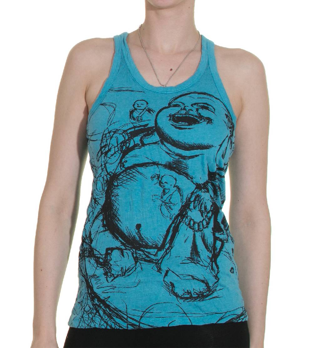 Kunst Und Magie 70er Retro Hippie Trägertop Sure Buddha Figur Mönche Shirt Bis zu 65% Rabatt