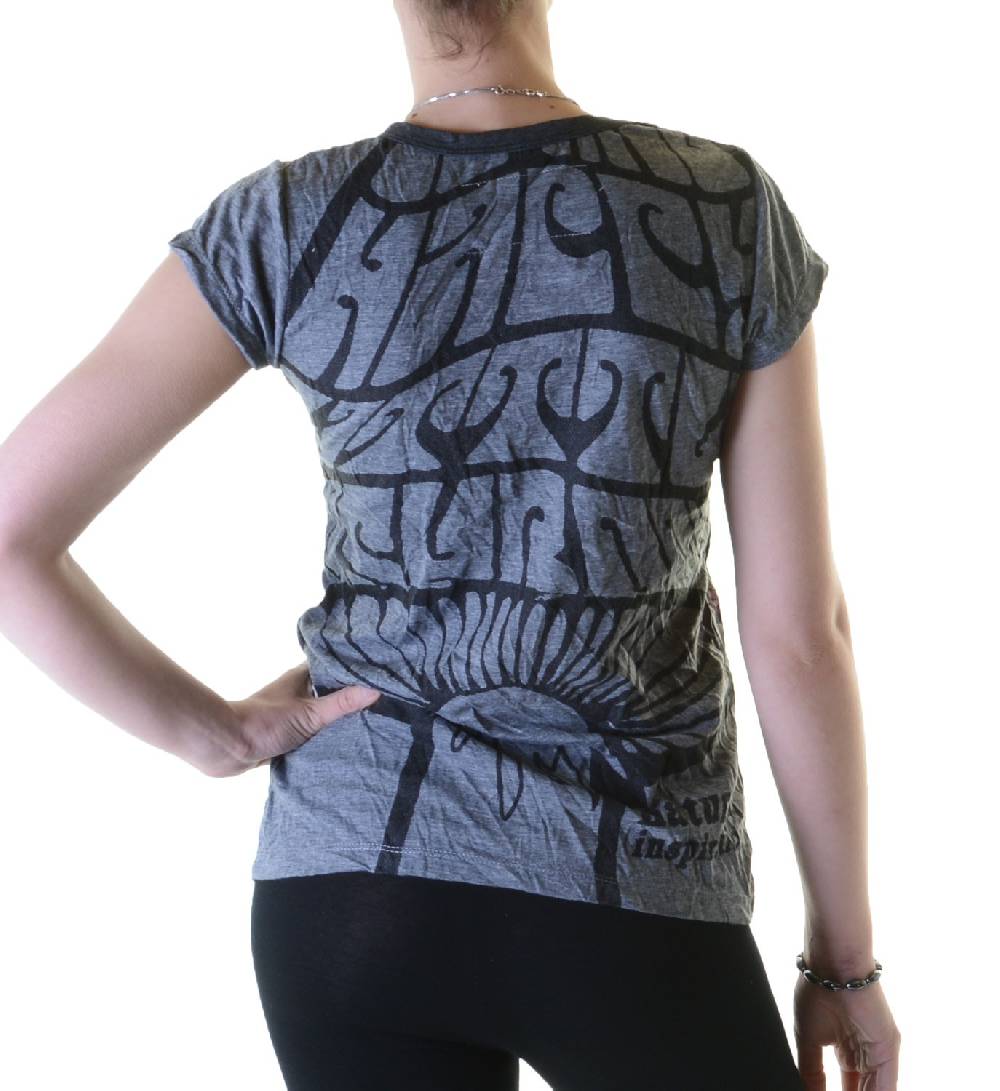 Kunst Und Magie 70er Retro Top Sure WEED Magic Mushroom Psy Goa T-Shirt Girlie Sonderangebot der Fabrik