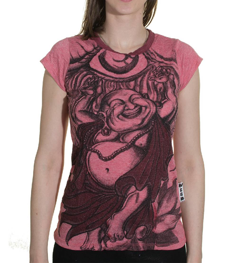 Kunst Und Magie 70er Retro Hippie Top Sure Buddha Smile Auge T-Shirt Bis zu 55% Rabatt