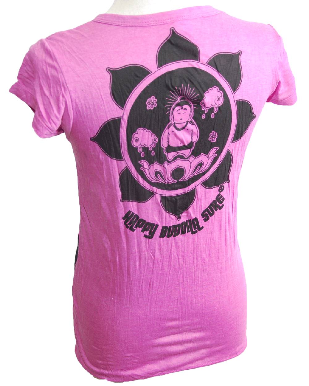 Kunst Und Magie 70er Retro T-Shirt Top Sure Buddha Lotus Speichern exportieren