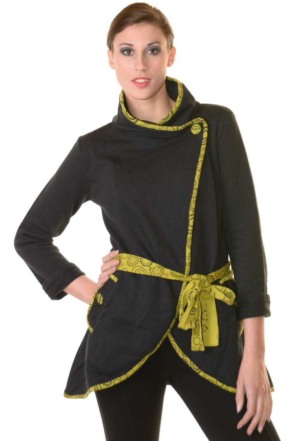 Kunst Und Magie Boho Jacke Damen Baumwolljacke Hippie Jacke im auffälligen "Geisha"-Design Fabrikverkauf