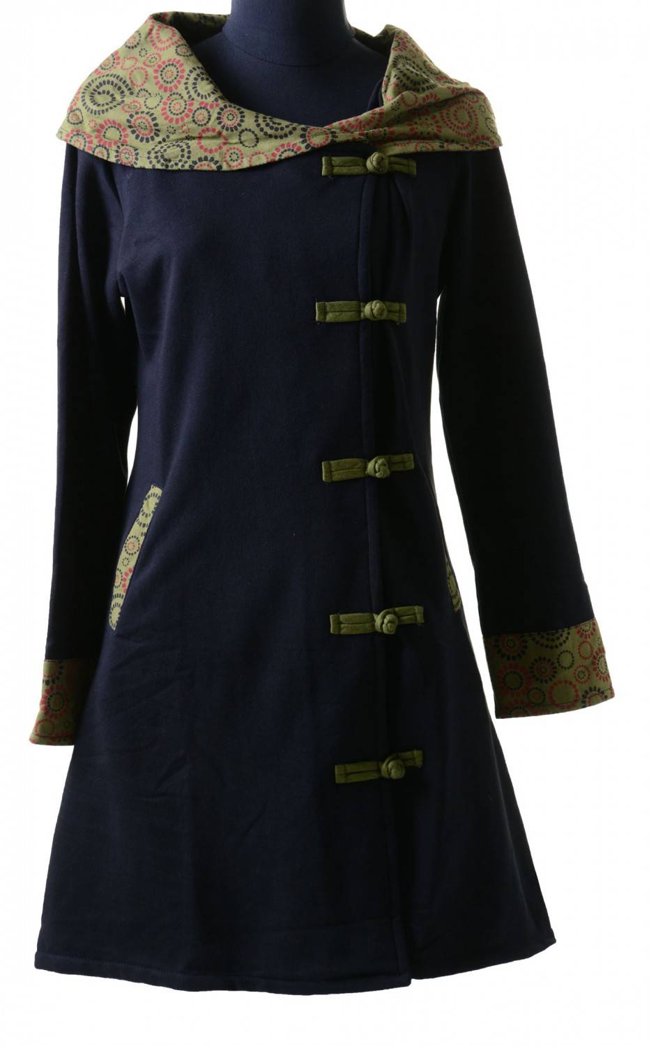 Kunst Und Magie Mantel aus Baumwolle Jacke Goa Psy Hippie Boho Günstig kaufen