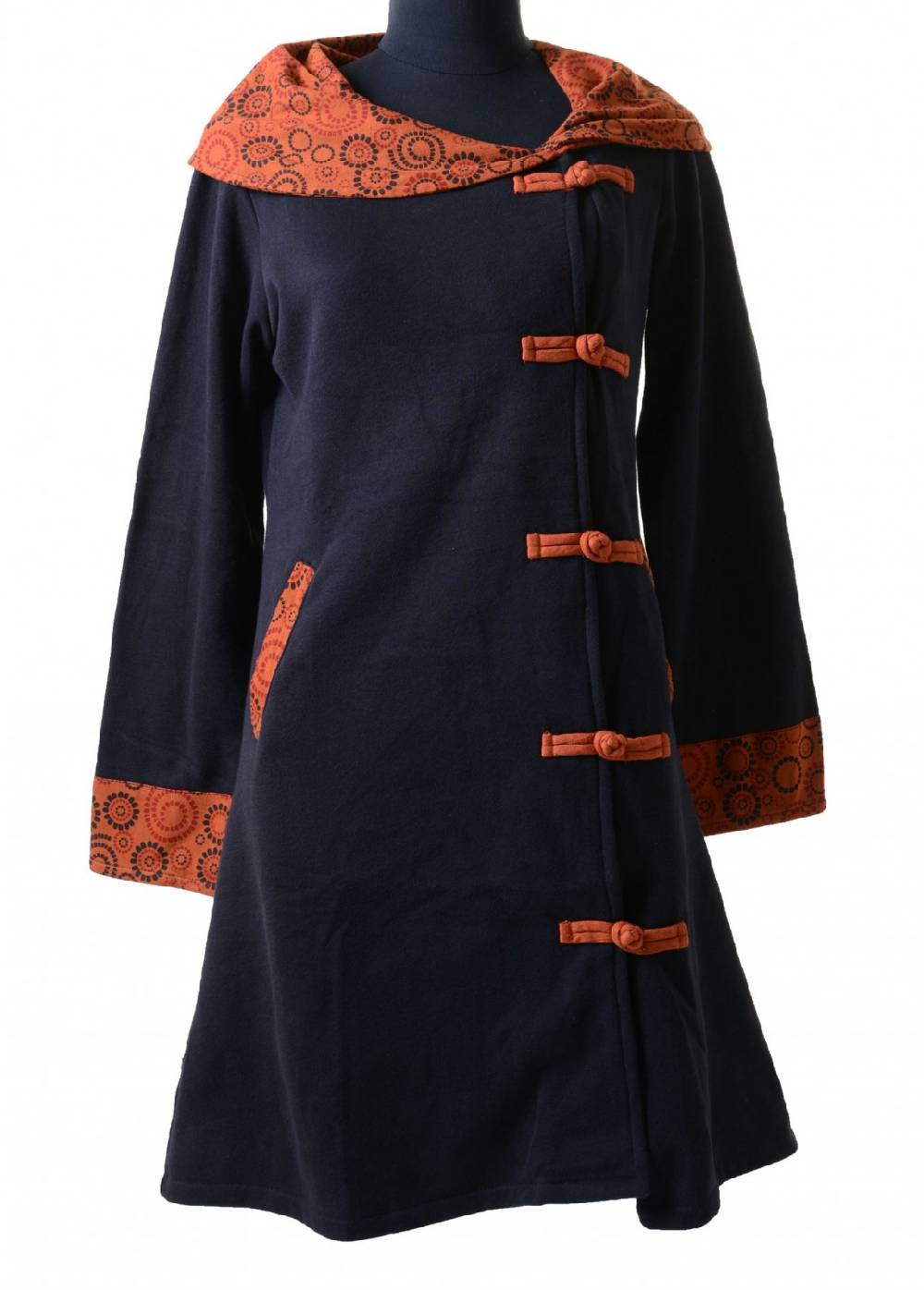 Kunst Und Magie Mantel aus Baumwolle Jacke Goa Psy Hippie Boho Günstig kaufen