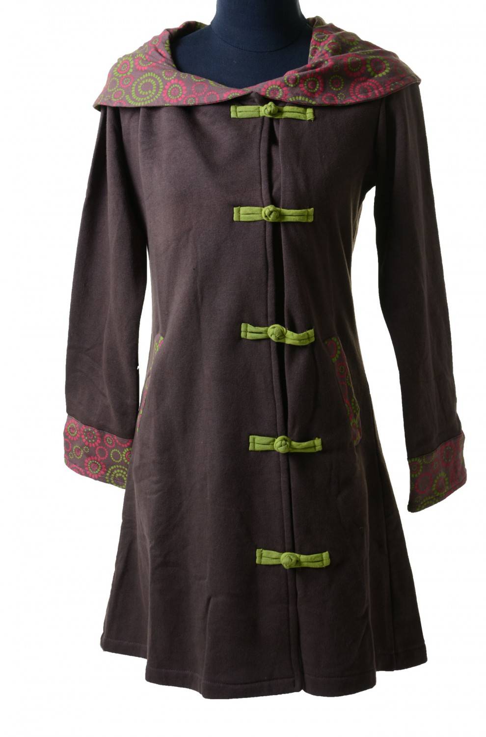 Kunst Und Magie Mantel aus Baumwolle Jacke Goa Psy Hippie Boho Günstig kaufen
