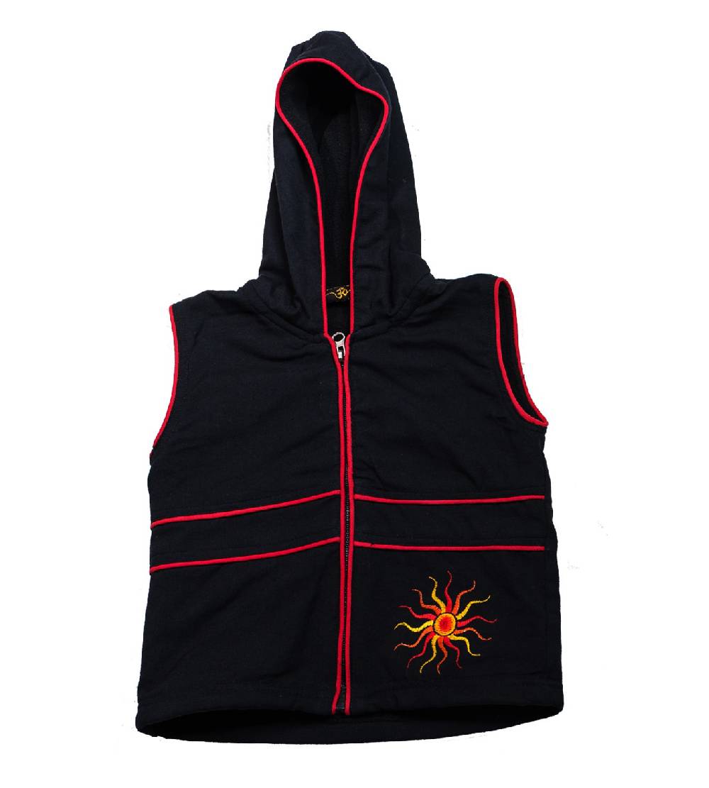 Kunst Und Magie Kunst und Magie Kinder Weste aus Fleece Sweatjacke Hoodie mit Kapuze Cyber Monday