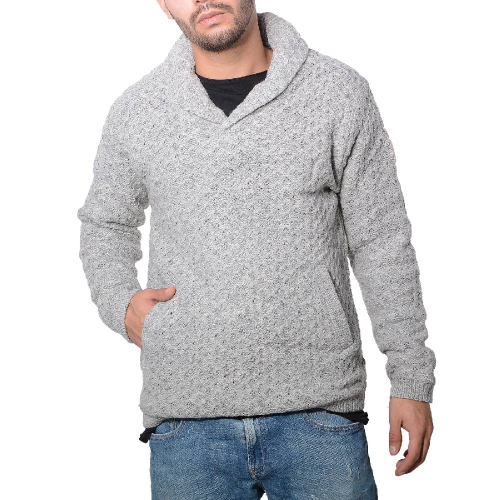 Kunst Und Magie Kunst und Magie Herren Strickpullover Wollpullover mit Schalkragen und warmen Fleecefutter Riesige Ersparnisse