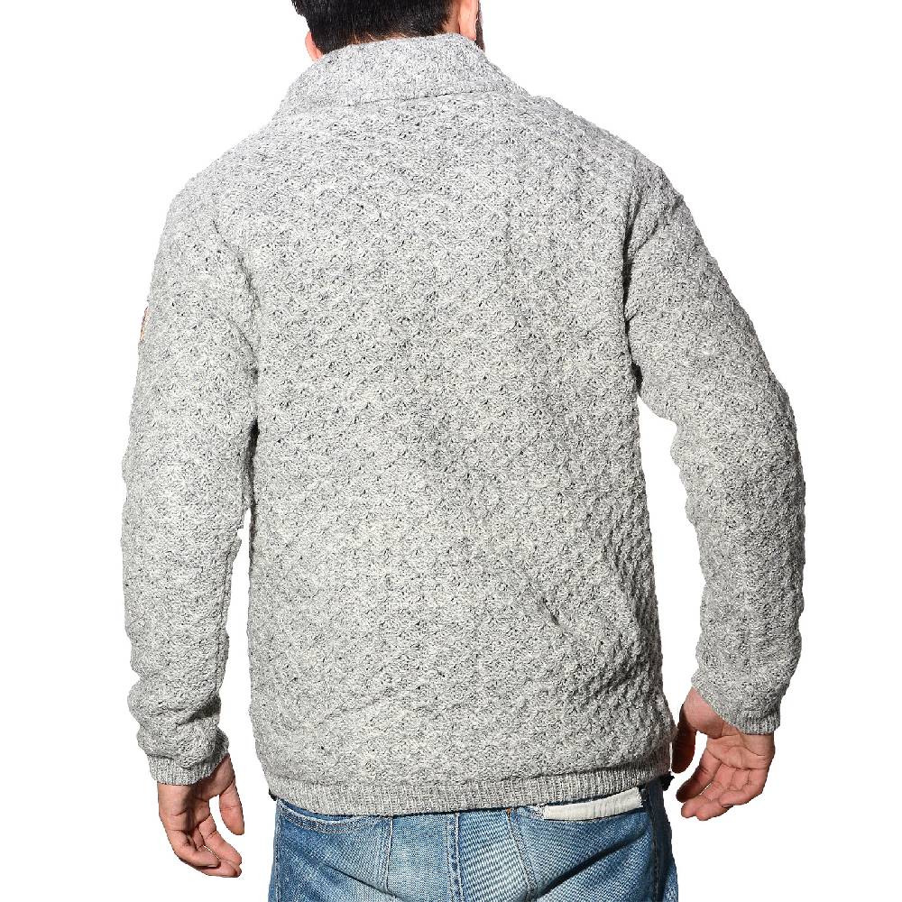Kunst Und Magie Kunst und Magie Herren Strickpullover Wollpullover mit Schalkragen und warmen Fleecefutter Riesige Ersparnisse