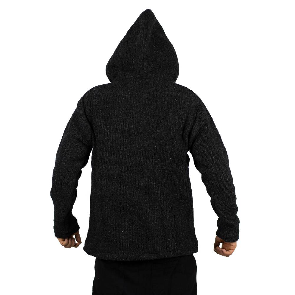 Kunst Und Magie Kunst & Magie Unisex Strick- Wolljacke abnehmbare Kapuze Tiefpreis