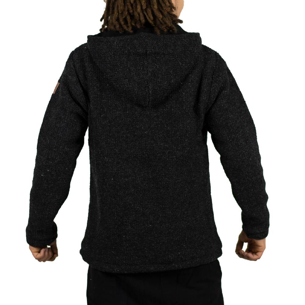 Kunst Und Magie Kunst & Magie Unisex Strick- Wolljacke abnehmbare Kapuze Tiefpreis