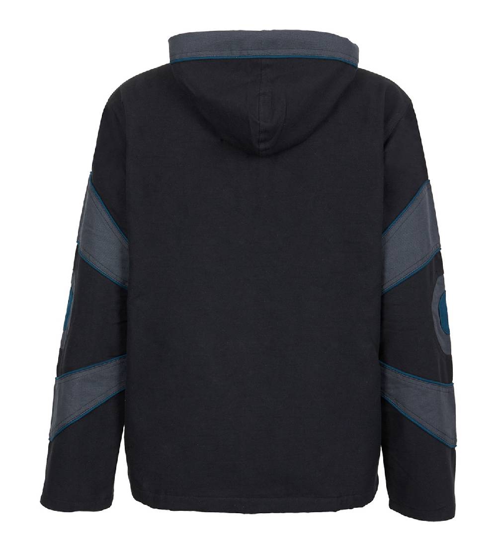 Kunst Und Magie Kunst und Magie Goa Canvas Baumwolljacke für Herren mit Fleecefutter Kostenlose Rückgabe