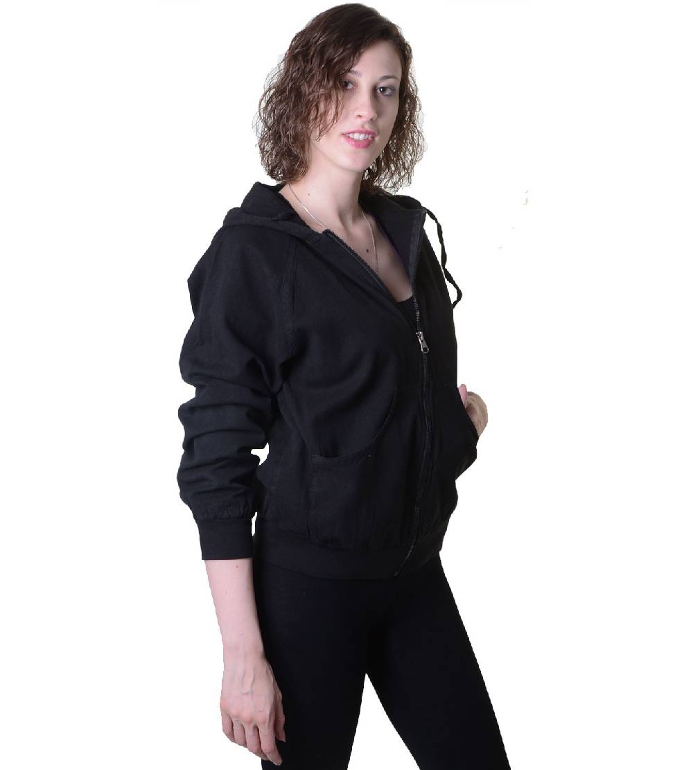 Kunst Und Magie Sweatjacke Freizeitjacke mit Dreiviertel-Armlänge - Damen Jacke aus Baumwolle Letzter Tag
