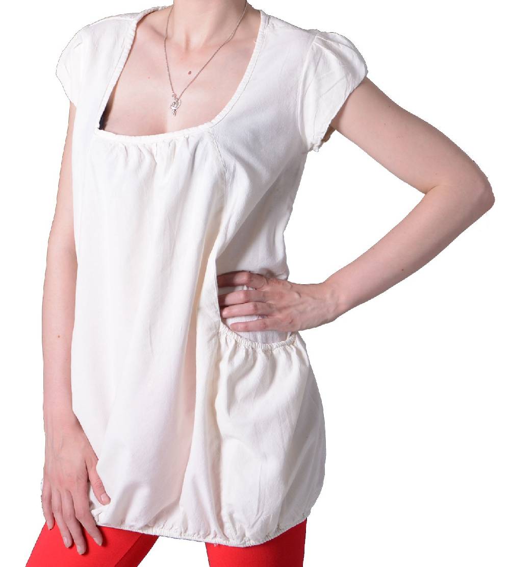 Kunst Und Magie Hippie Sommer-Top Damen Oberteil mit zwei Taschen - Überzieher, Bluse Bis zu 60% Rabatt