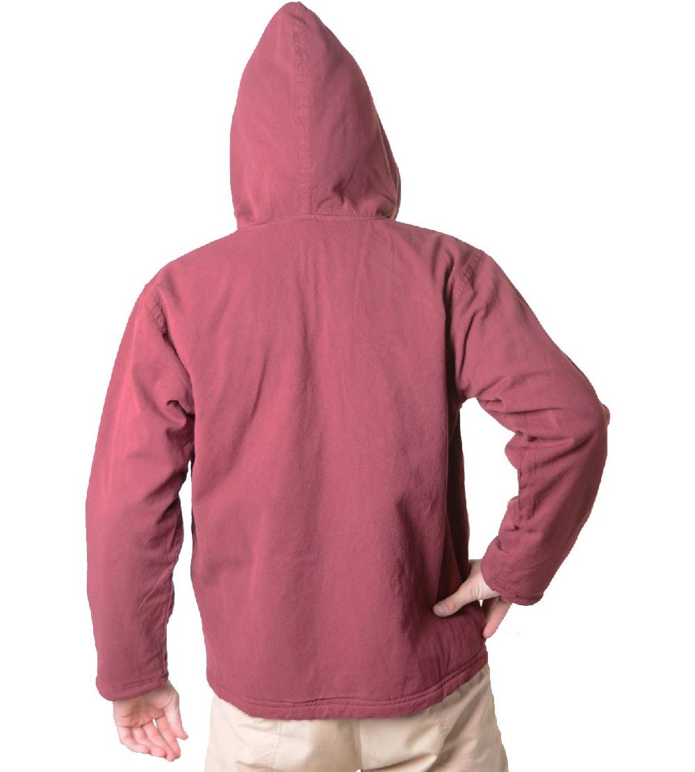 Kunst Und Magie Baumwolljacke mit Fleecefutter und Kapuze - Hippie Jacke mit Reißverschluss Sonderangebot der Fabrik