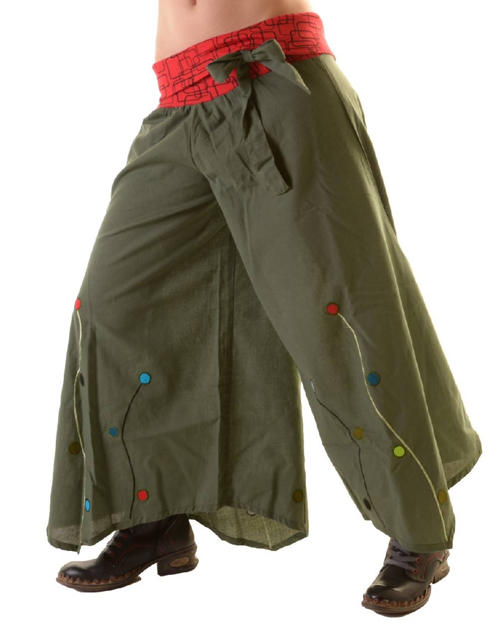 Kunst Und Magie Hosenrock Tanzhose Schlaghose Hippie Goa Boho Im Verkauf