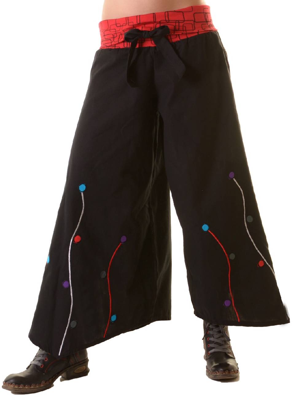 Kunst Und Magie Hosenrock Tanzhose Schlaghose Hippie Goa Boho Im Verkauf