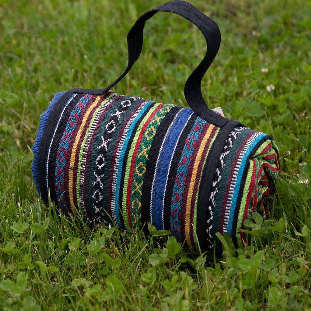 Kunst Und Magie Bunte Handgewebte Familien Yoga & Picknickdecke Strandtuch Angebote