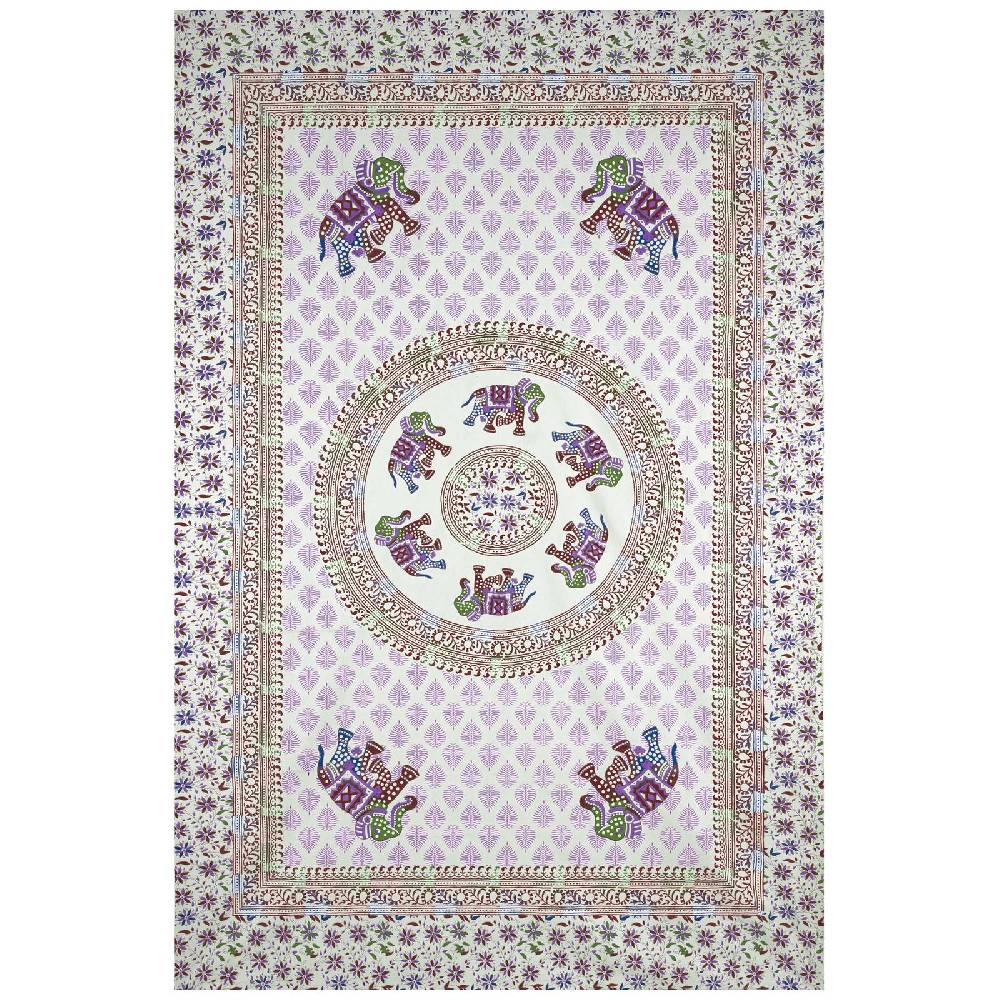 Kunst Und Magie Kunst und Magie Tagesdecke Wandbehang Deko Tuch Elefant Mandala ca 135 x 200cm Meist gekauft