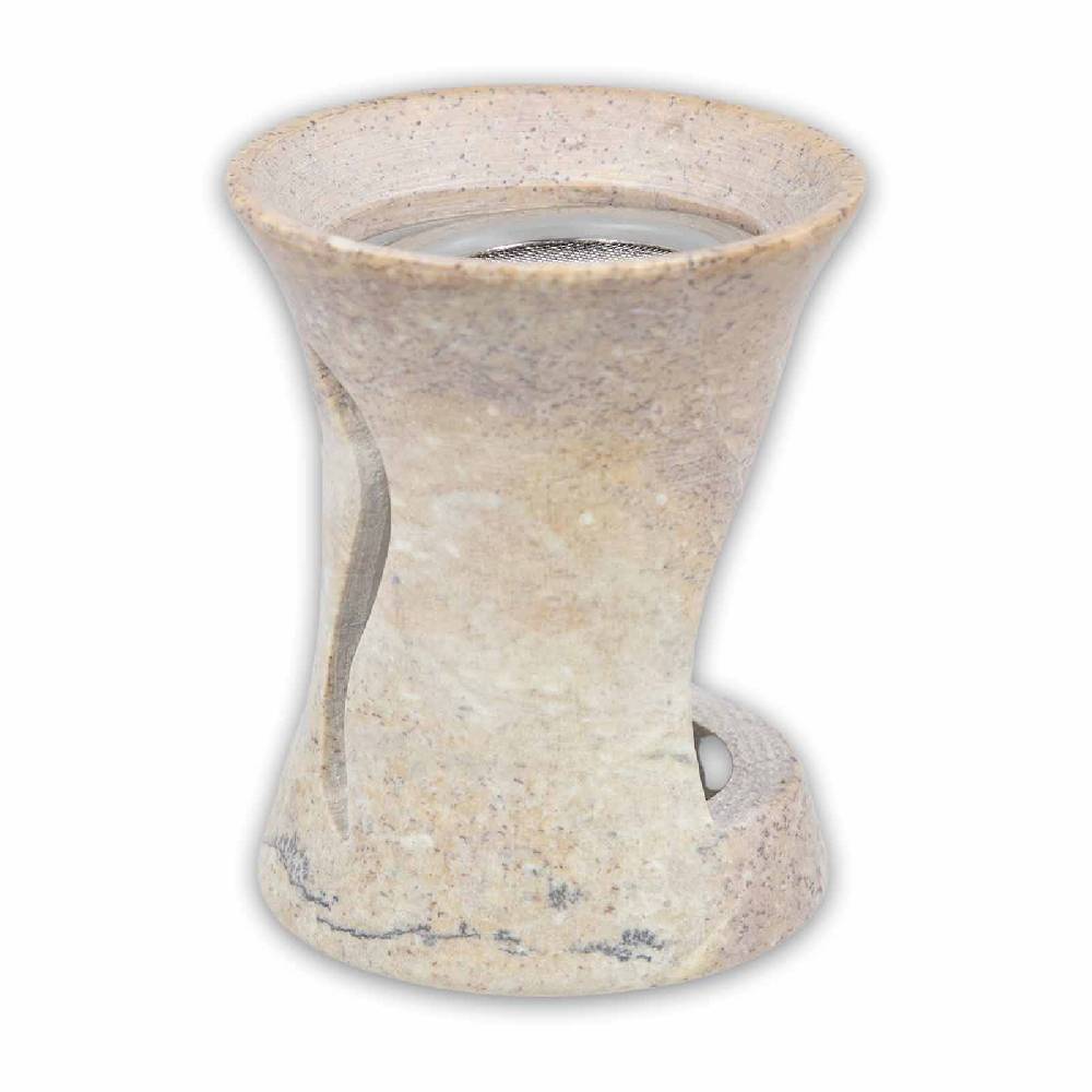 Kunst Und Magie Räucherstövchen Räuchergefäß Flammen Engel Räucherschale mit Sieb aus Speckstein 10cm VIP-Rabatte