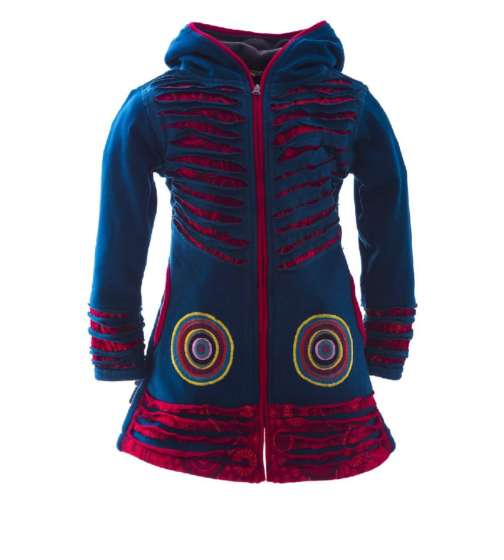 Kunst Und Magie Kunst & Magie Kinder Cutwork Hippiejacke mit Zipfelkapuze Nur noch ein Tag übrig