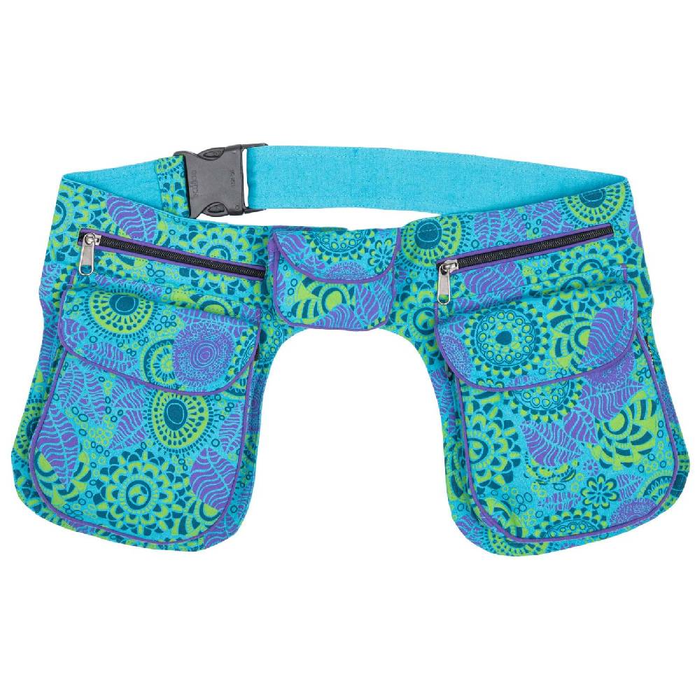 Kunst Und Magie Doppel Bauchtasche Sidebag Gürteltasche Festivaltasche Hippie Goa Hüfttasche Hipbag Günstiger Verkauf
