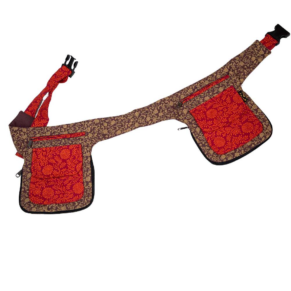 Kunst Und Magie Doppel Bauchtasche Sidebag Gürteltasche Festivaltasche Hippie Goa Hüfttasche Hipbag Gassitasche Sonderangebot