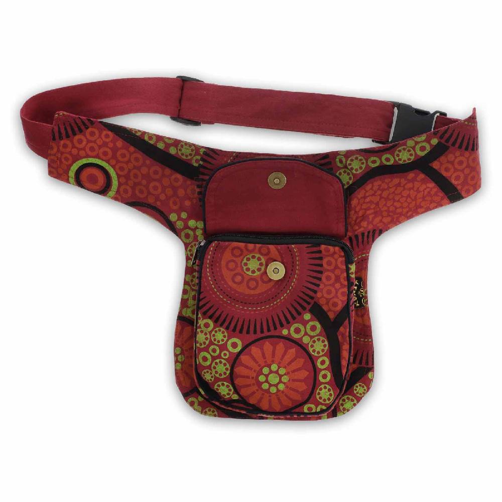 Kunst Und Magie Bauchtasche Sidebag Hipbag Mandala-Print Gürteltasche Festivaltasche Preisnachlass