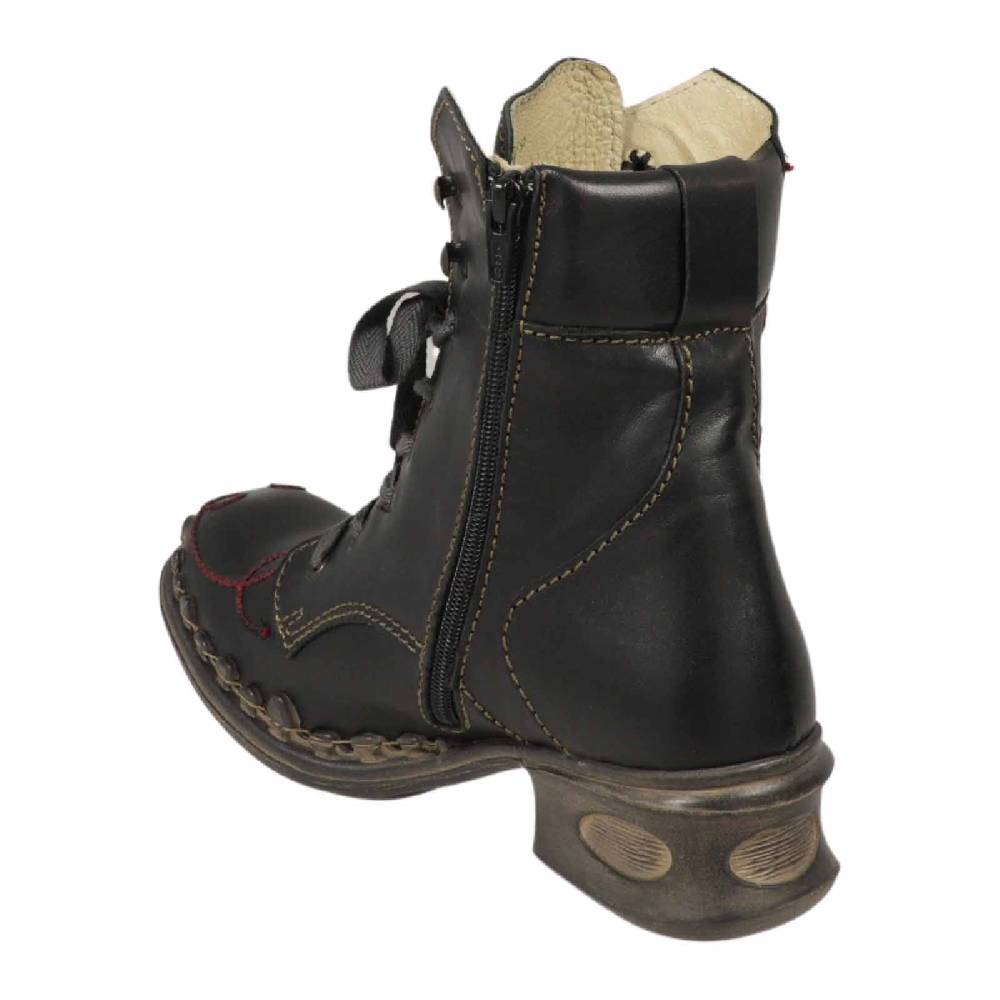 Kunst Und Magie Rovers Damenstiefel Crust Costa 42018 Schuhe Stiefelette Stiefel Boho Schwarz Black Friday