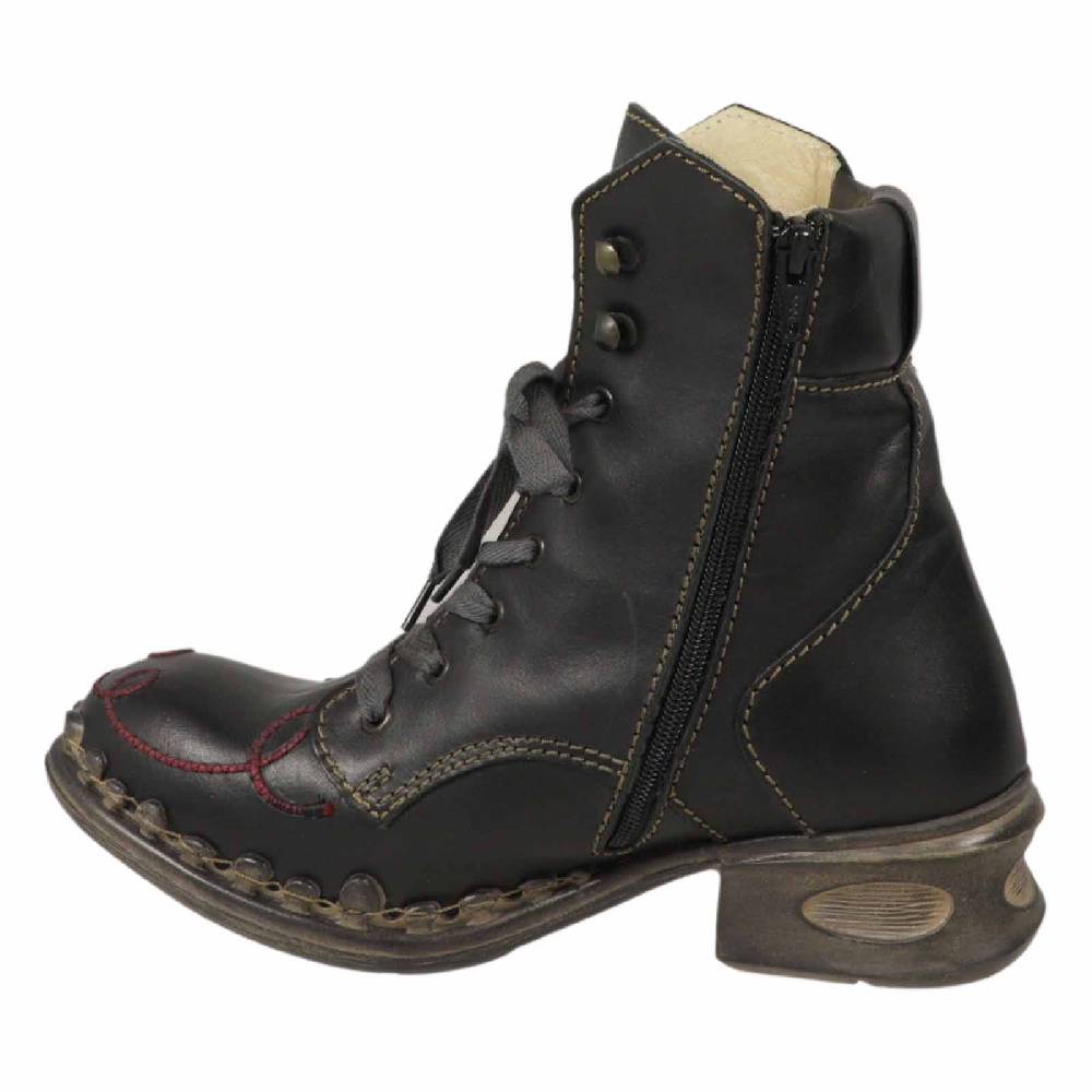 Kunst Und Magie Rovers Damenstiefel Crust Costa 42018 Schuhe Stiefelette Stiefel Boho Schwarz Black Friday